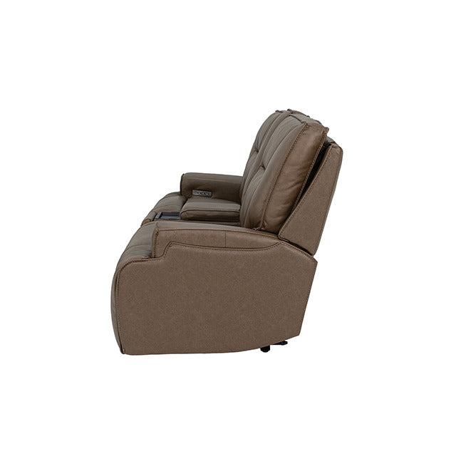 Dallas Oversized Power Loveseat, Cocoa Brown - view 5