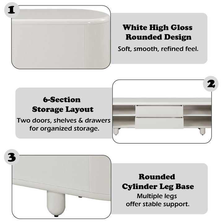 Keely TV Stand – features callout