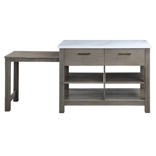 Feivel Kitchen Island W/Pull Out Table – view 3