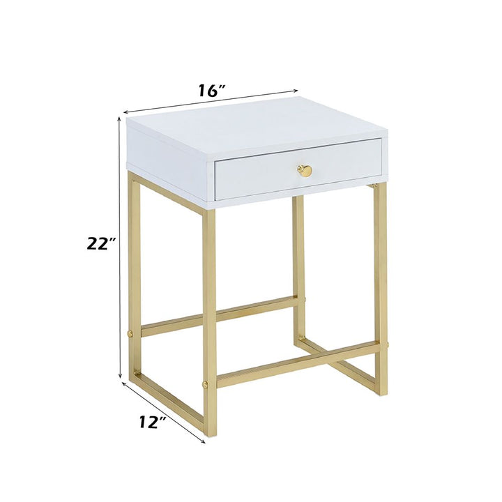 Coleen Accent Table – dimensions diagram