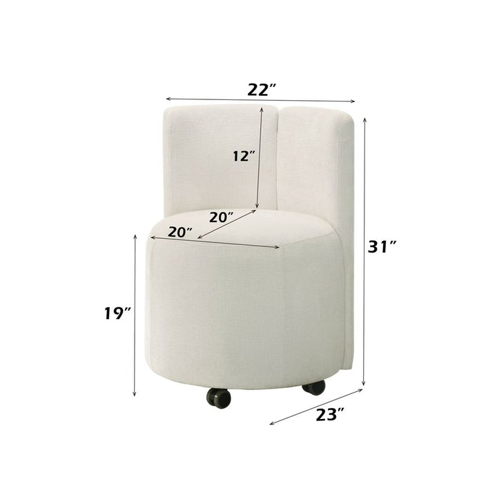 Blayde Side Chair w/Swivel (Set-2) – dimensions diagram