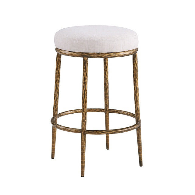 Rilva Counter Ht. Stool, Matte Gold