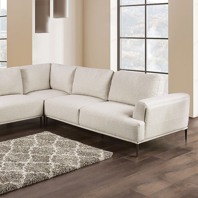 Gladbach Large L-Sectional, Beige
