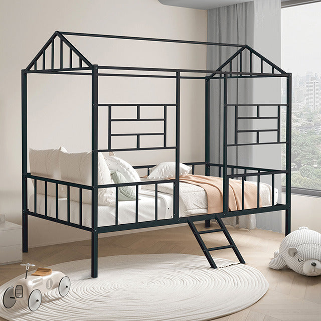 Rhonda Twin Loft Bed, Black