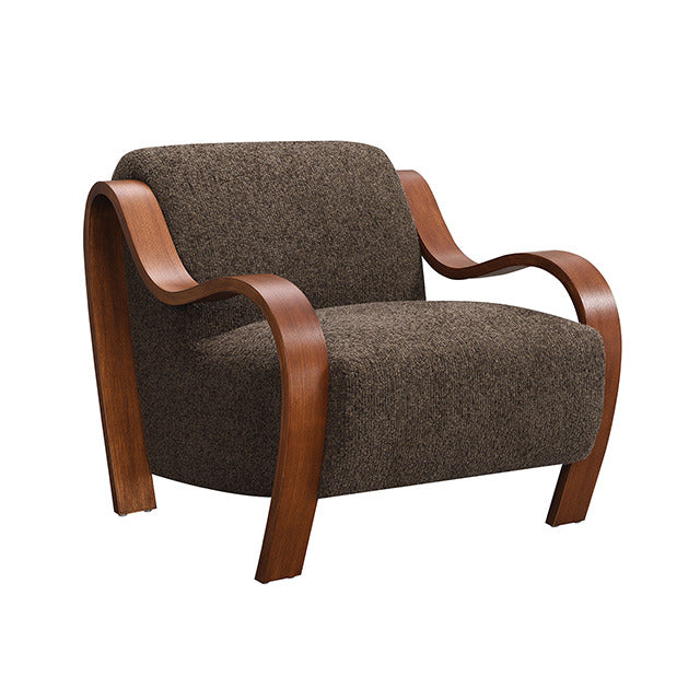Niari Accent Chair, Deep Brown