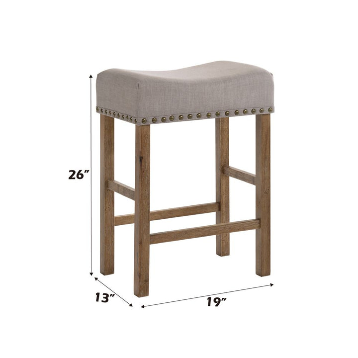 Martha II Counter Height Stool (Set-2) – dimensions diagram