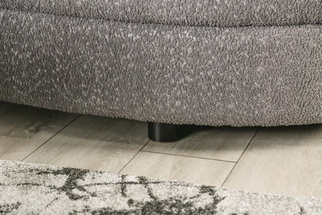 Versoix Loveseat, Charcoal Gray - view 4
