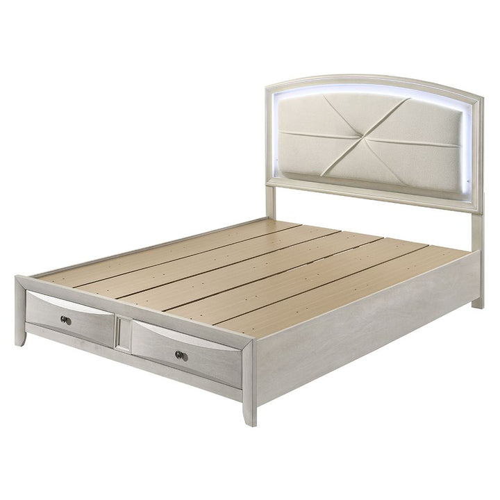 Ramondi EK Bed w/Storage &amp; LED – view 2
