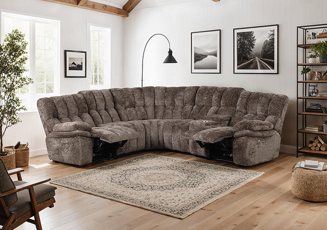 Hieronymus Power Sectional, Dark Brown - view 4