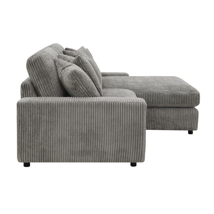 Tavia Reversible Sectional Sofa W/6 Pillows – view 4