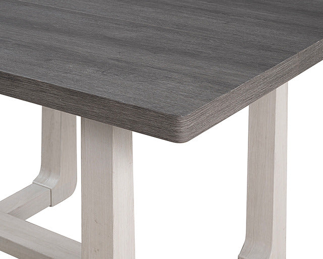 Sauro Dining Table, Gray - view 2