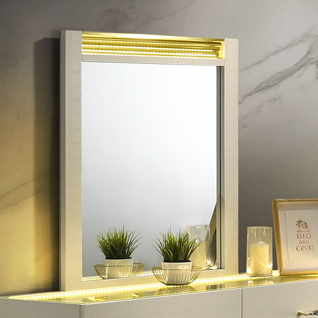 Lucida Mirror, Beige