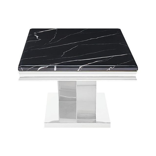 Villarsglane Coffee Table, Black/Chrome - view 2