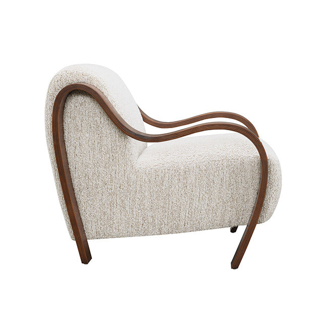 Niari Accent Chair, Egret Beige - view 3
