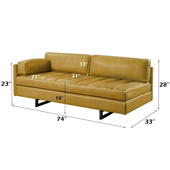 Radia Sofa W/Pillow – dimensions diagram