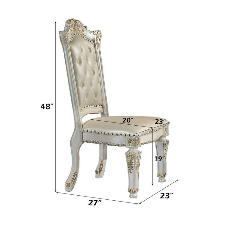 Vendome Side Chair (Set-2) – dimensions diagram