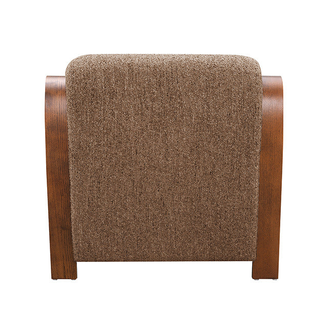Niari Accent Chair, Caramel Brown - view 4