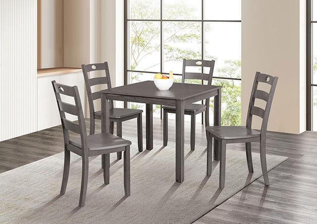 Lubbock 5 Pc. Dining Table Set, Gray - view 2