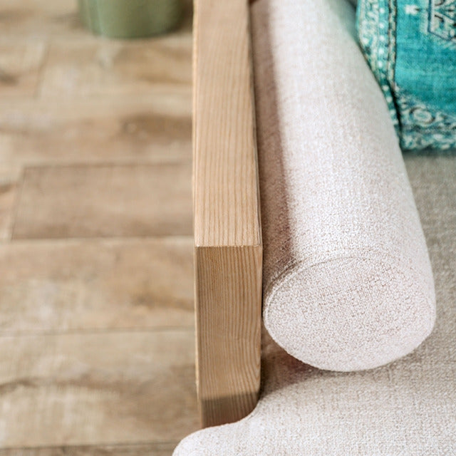 Alesund Sofa, Light Oak/Beige - view 6