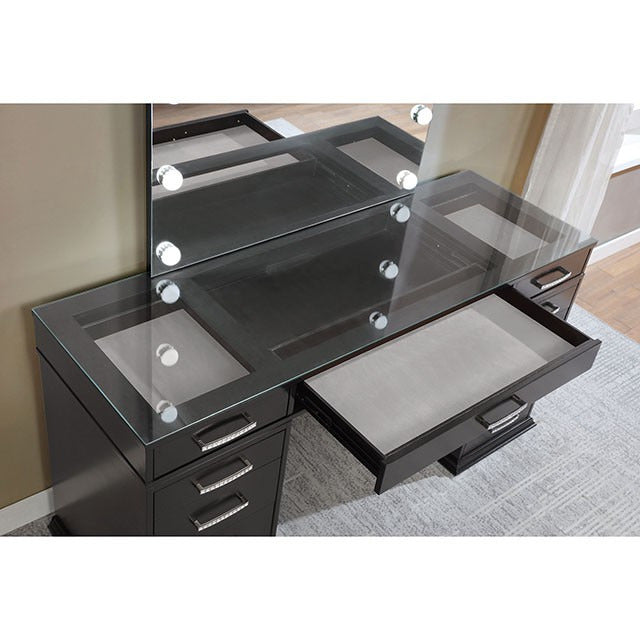 Valentina Vanity Set, Obsidian Gray - view 2