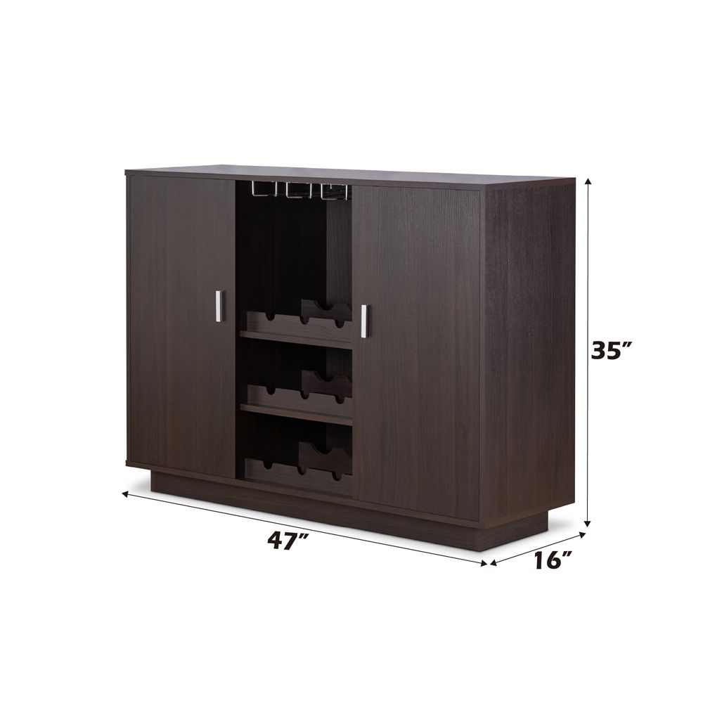 Hazen Wine Cabinet – dimensions diagram