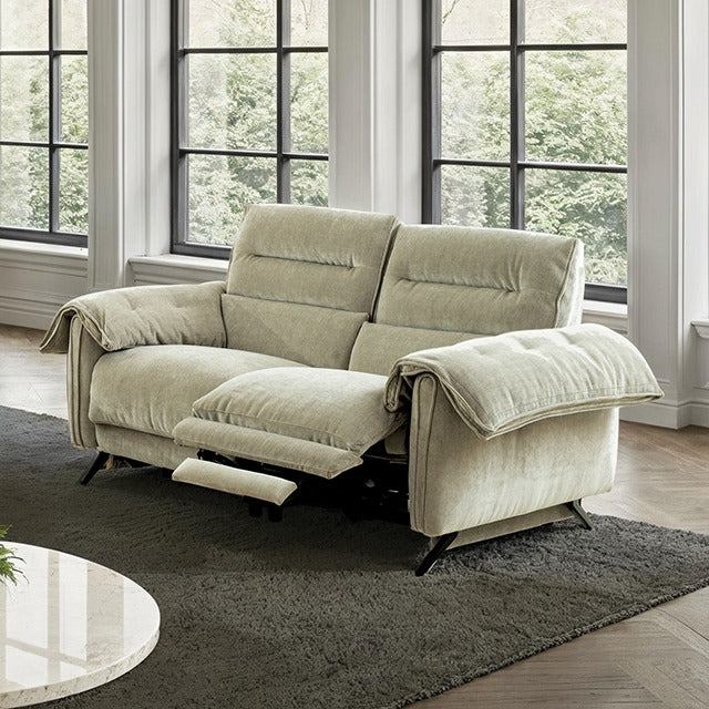 Morley Power Sofa + Loveseat, Taupe - view 3