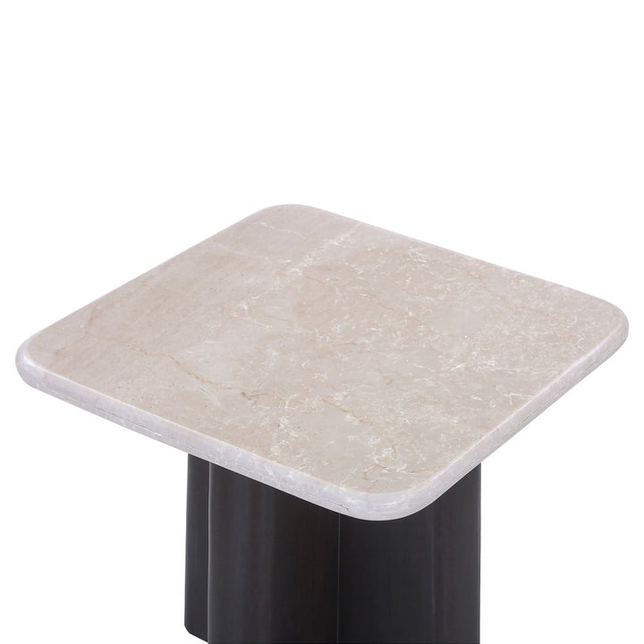 Jacory End Table w/Bottocino Marble Top – view 3