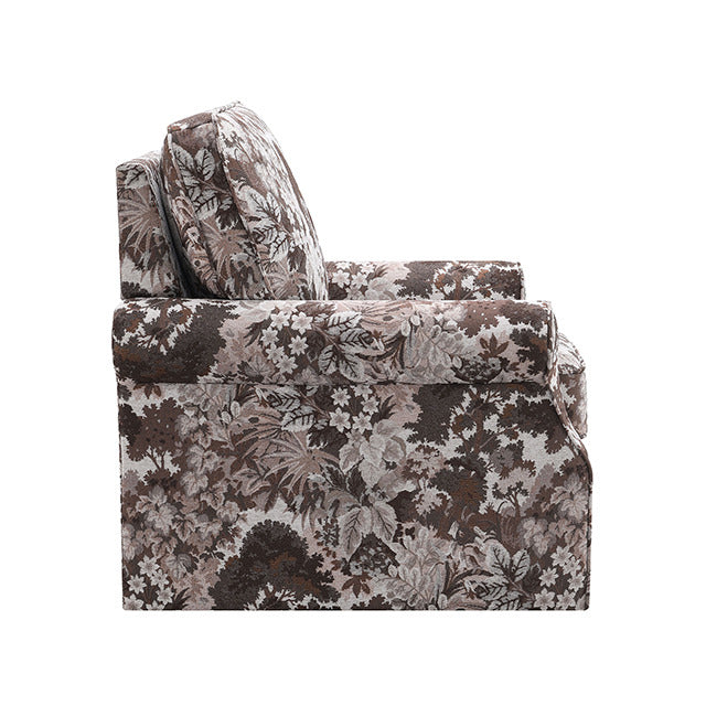 Penryn Swivel Accent Chair, Mocha Brown - view 2