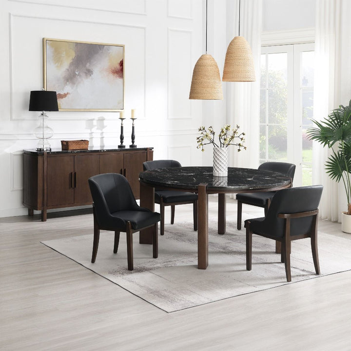 Estella Round Dining Table w/Marble Top – view 6