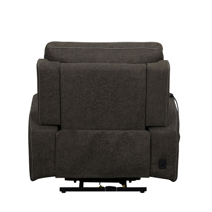 Gaia Auto Glider Recliner W/pwr Hr &amp; Fr-Sable