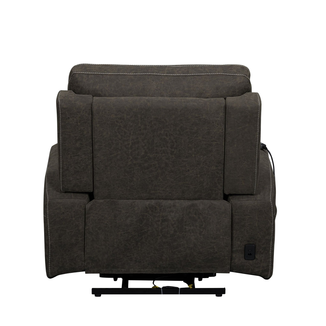 Gaia Auto Glider Recliner W/pwr Hr & Fr-Sable