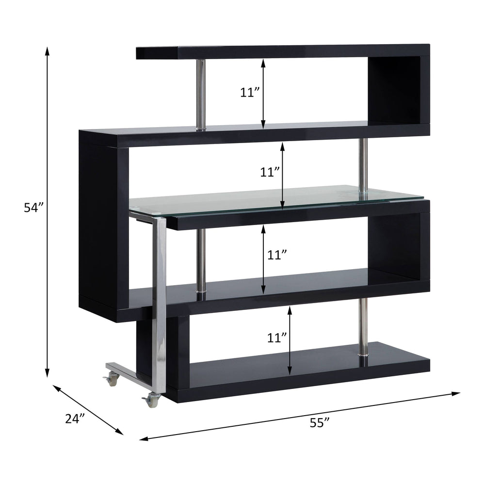 Buck II Writing Desk with Bookshelf