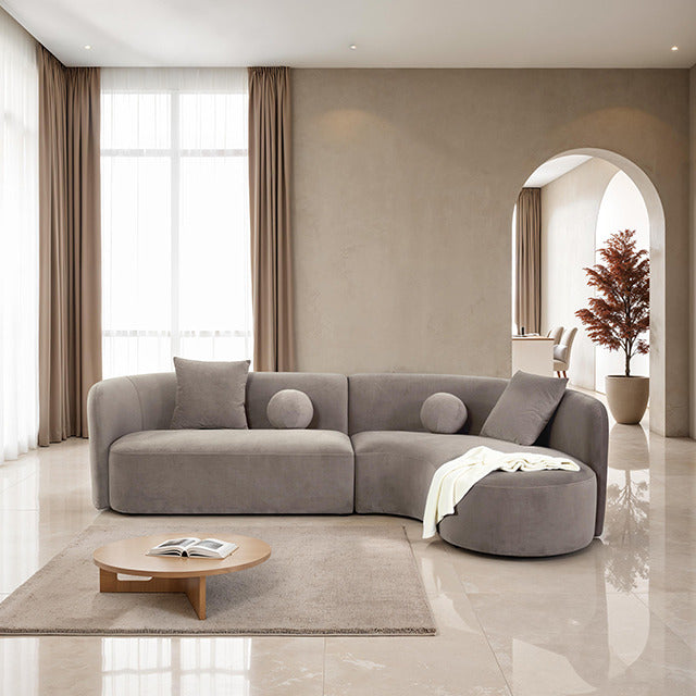 Revello Sectional, Light Brown - view 2