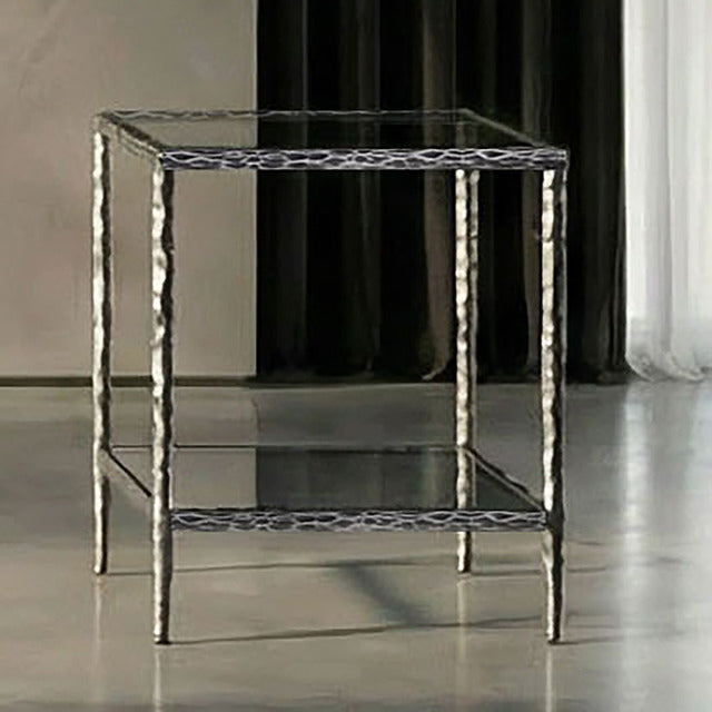 Helma End Table, Gunmetal - view 6