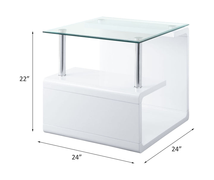 Nevaeh End Table – line drawing