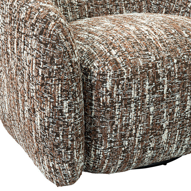Pyrena Swivel Chair, Brown - view 6
