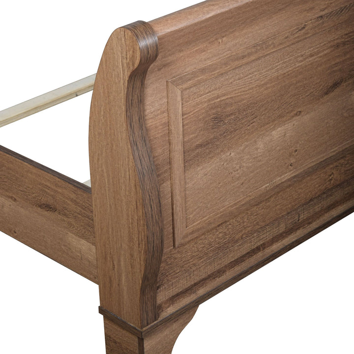 Coventry Hall 6/6/ 5/0 Ek/q Side Rails-Pecan
