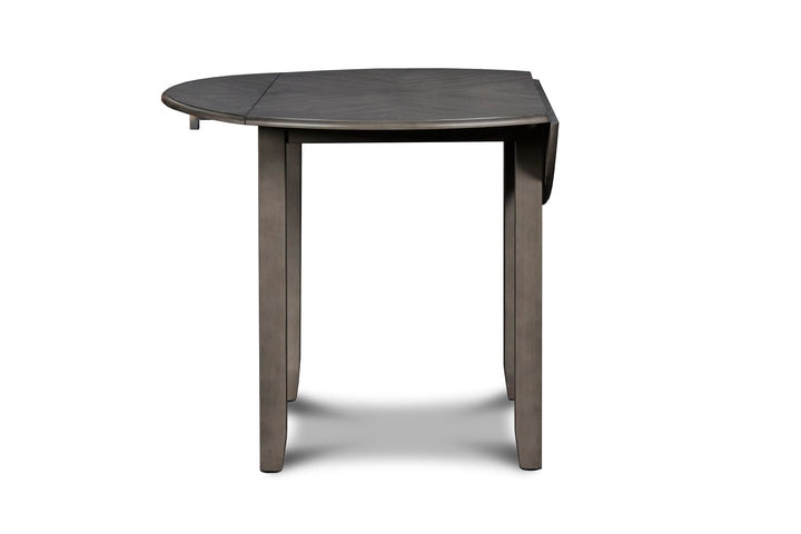 Gia 3 Pc 42" Drop Leaf Dining Table &amp; 2 Chairs-Gray