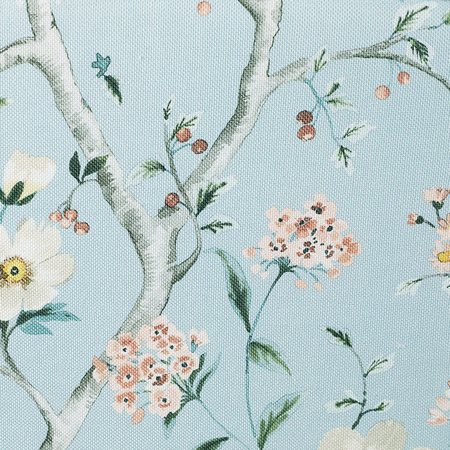 Hemsworth Accent Chair, Chinoiserie Pale Blue/Peach - view 8