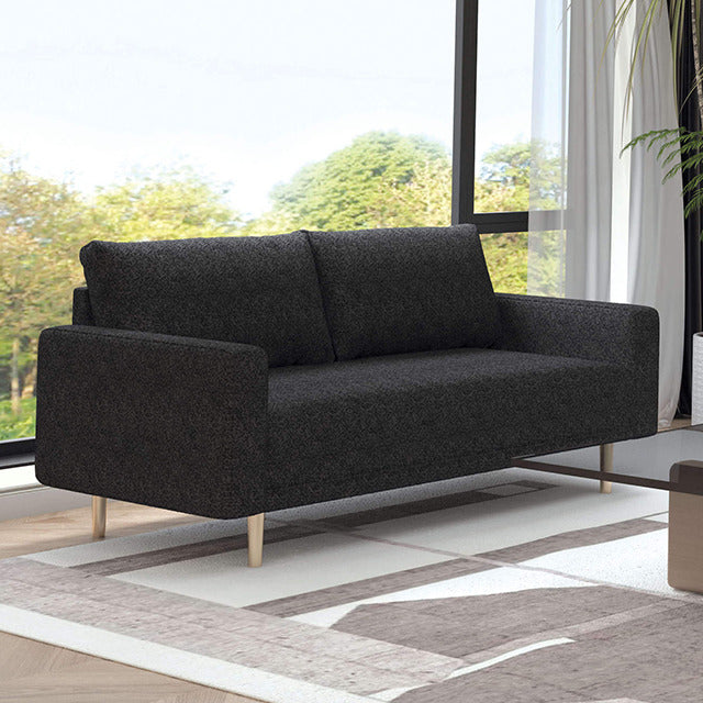 Elverum Loveseat, Black