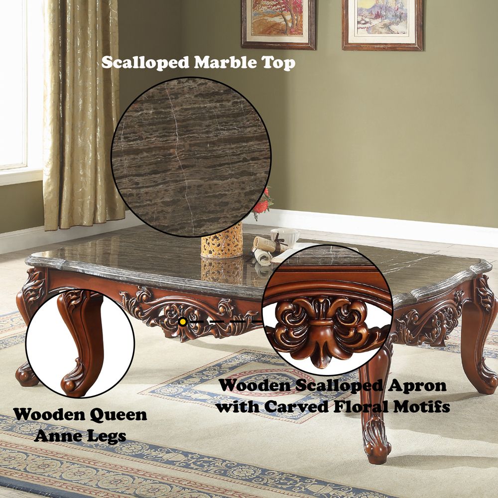 Eustoma Coffee Table – features callout
