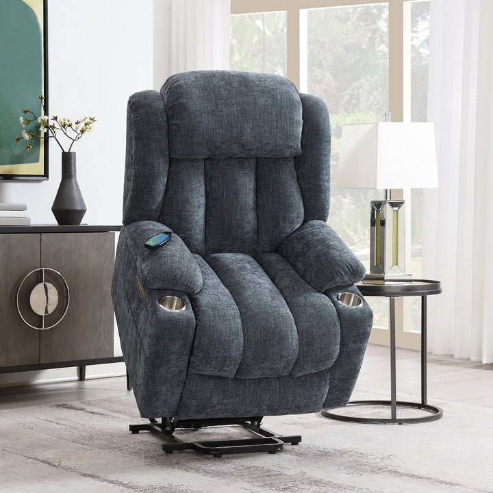 Omarion Power Recliner w/Lift, Heating &amp; Massage – view 14
