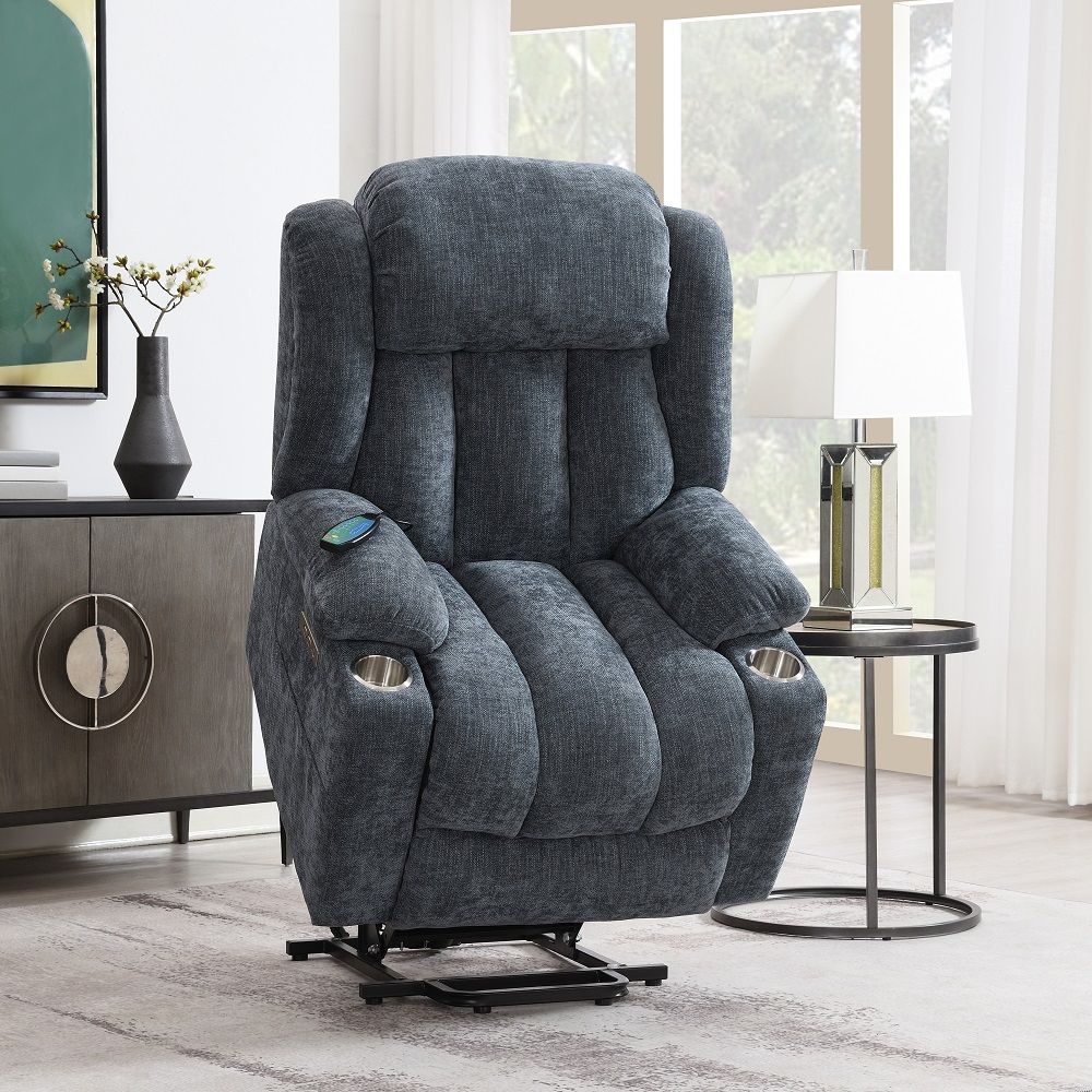 Omarion Power Recliner w/Lift, Heating & Massage – view 14