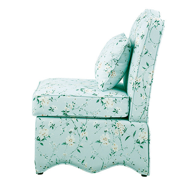 Hemsworth Accent Chair, Chinoiserie Light Teal/Pink - view 3