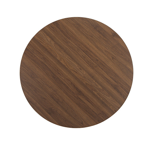 Oberto Round Dining Table, Walnut - view 2