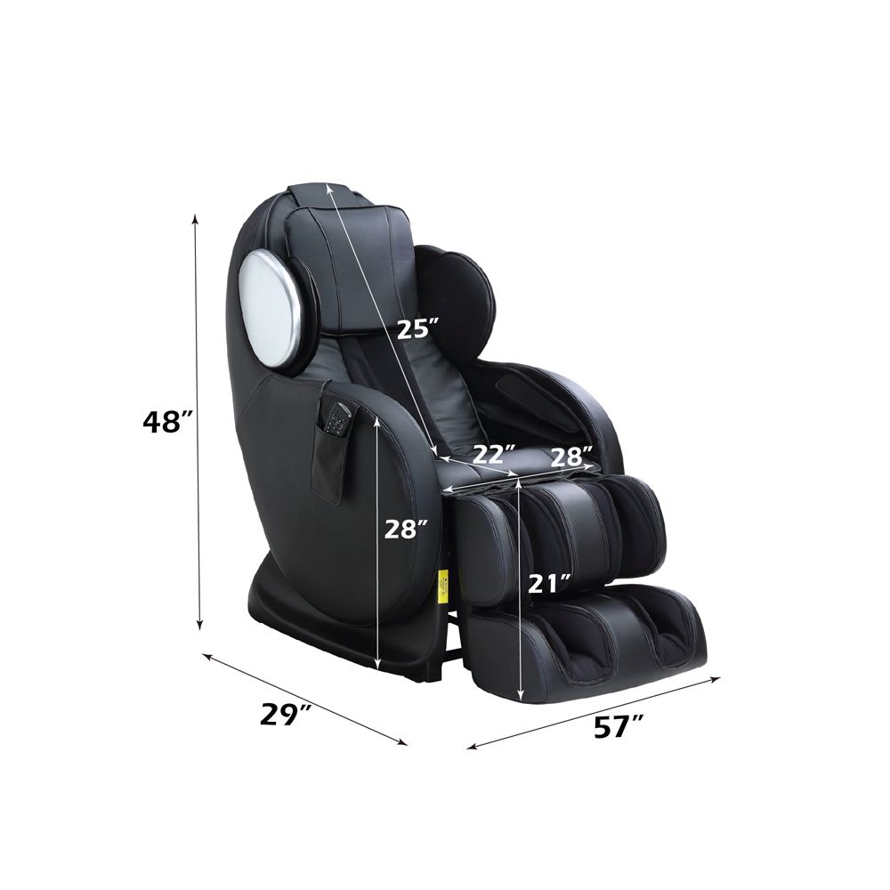 Pacari Massage Chair – dimensions diagram