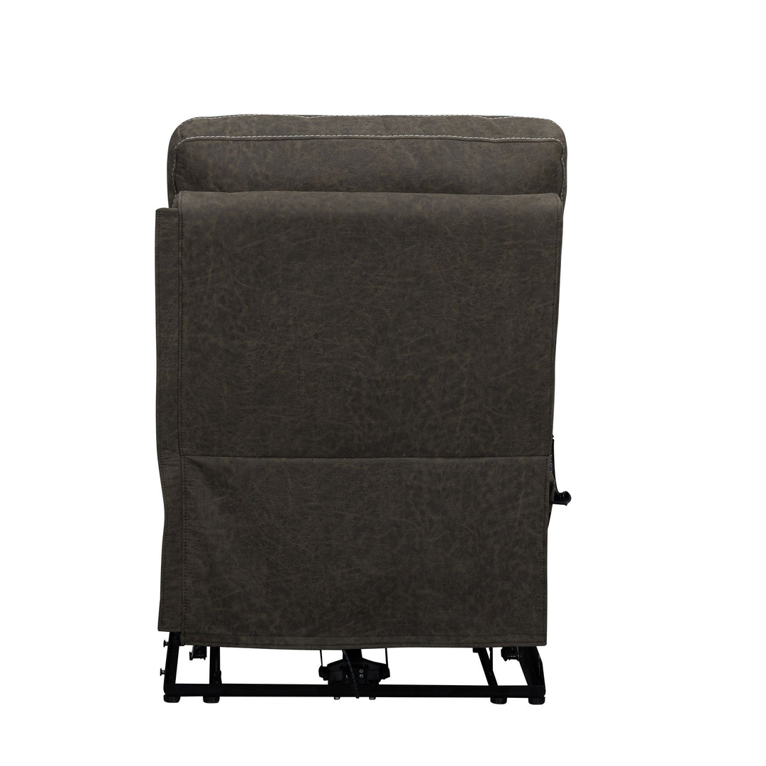 Gaia Armless Recliner W/pwr Hr, Fr, Massage, Heat-Sable