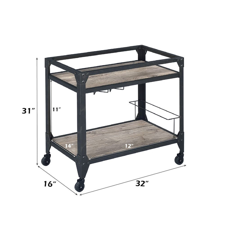 Jorgensen Serving Cart – dimensions diagram
