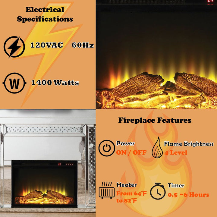 Nysa Fireplace – features callout
