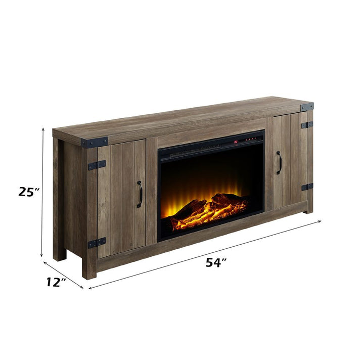 Tobias Fireplace – dimensions diagram
